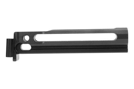 M4 stock adapter for AKM rifles with one-piece design.